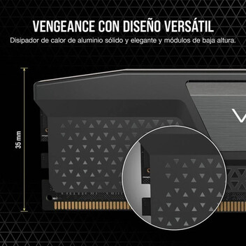 Corsair Vengeance DDR5 5600MHz 64GB 2x32GB CL40 Negra Corsair Vengeance DDR5 5600MHz 64GB 2x32GB CL40 Negra