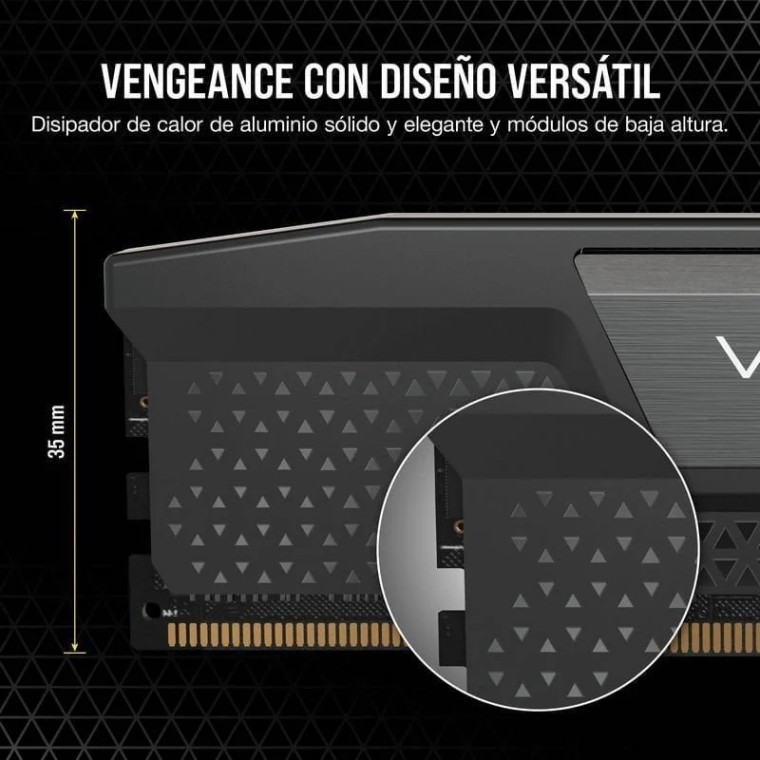 Corsair Vengeance DDR5 5600MHz 64GB 2x32GB CL40 Negra