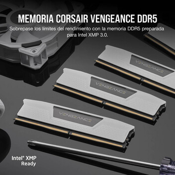 Corsair Vengeance DDR5 5600MHz PC5-44800 64GB 2x32GB CL40 Blanco