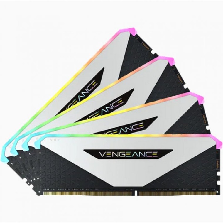 Corsair Vengeance RGB RT Blanco DDR4 3200MHz 32GB 4x8GB CL16