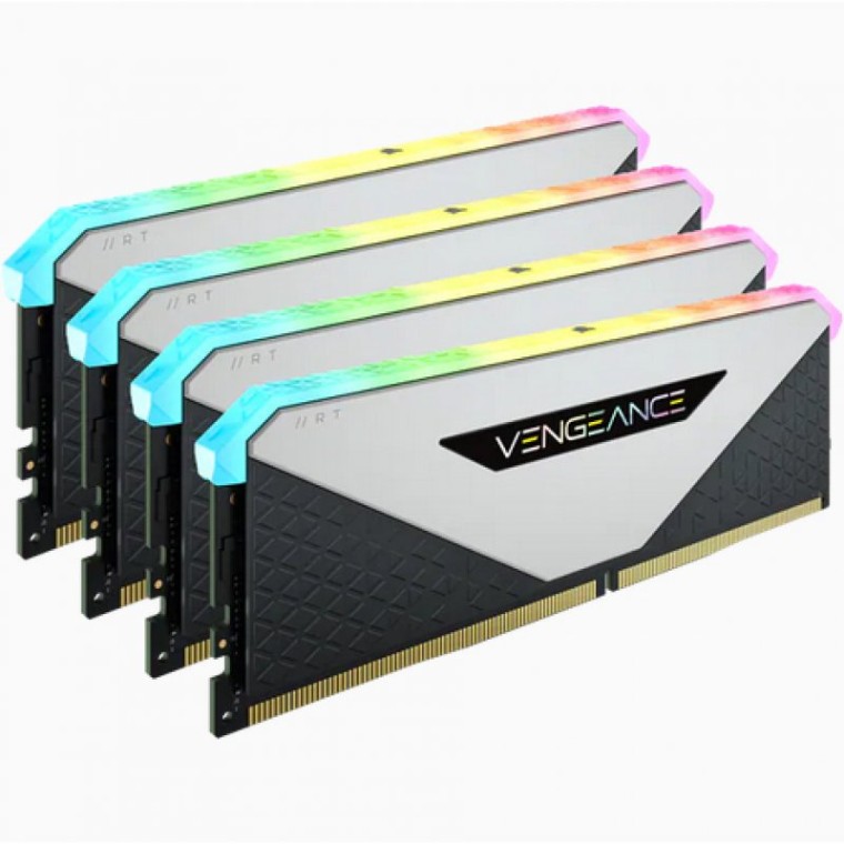 Corsair Vengeance RGB RT Blanco DDR4 3600MHz 32GB 4x8GB CL18