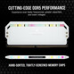 Corsair Dominator Platinum RGB DDR5 6200MHz 32GB 2x16GB CL36 Blanca Corsair Dominator Platinum RGB DDR5 6200MHz 32GB 2x16GB CL36 Blanca
