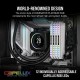 Corsair Dominator Platinum RGB DDR5 5200MHz 64GB 2x32GB CL40 Blanca