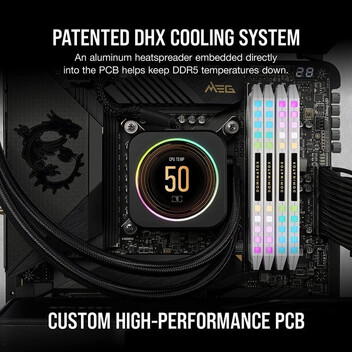 Corsair Dominator Platinum RGB DDR5 5600MHz 64GB 2x32GB CL40 Blanca