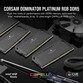 Memoria RAM Corsair Dominator Platinum RGB DDR5 6400MHz 64GB 2x32GB CL32 Memoria RAM Corsair Dominator Platinum RGB DDR5 6400MHz 64GB 2x32GB CL32