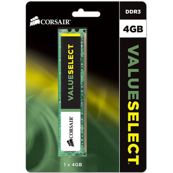 Corsair Value Select DDR3 1600 PC-12800 4GB CL11 Corsair Value Select DDR3 1600 PC-12800 4GB CL11