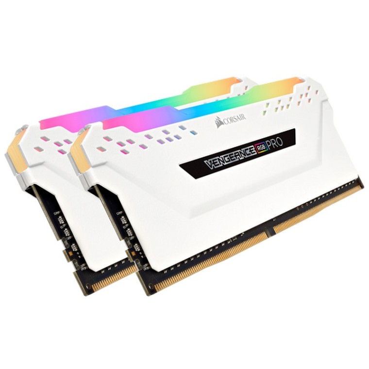 Corsair Vengeance RGB Pro DDR4 2666 PC4-21300 16GB 2x8GB CL16 Blanco