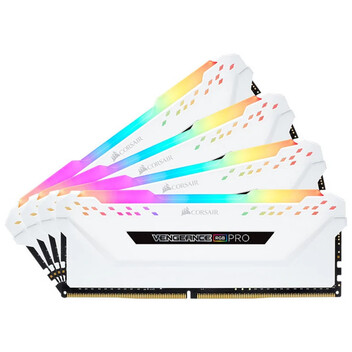 Corsair Vengeance RGB Pro DDR4 3200 PC4-25600 32GB 4x8GB CL16 Blanco Corsair Vengeance RGB Pro DDR4 3200 PC4-25600 32GB 4x8GB CL16 Blanco