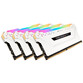 Corsair Vengeance RGB Pro DDR4 3200 PC4-25600 32GB 4x8GB CL16 Blanco Corsair Vengeance RGB Pro DDR4 3200 PC4-25600 32GB 4x8GB CL16 Blanco