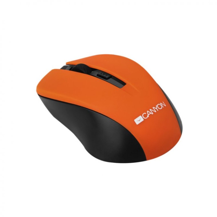 Canyon CNE-CMSW1O Ratón Inalámbrico 1200 DPI Naranja