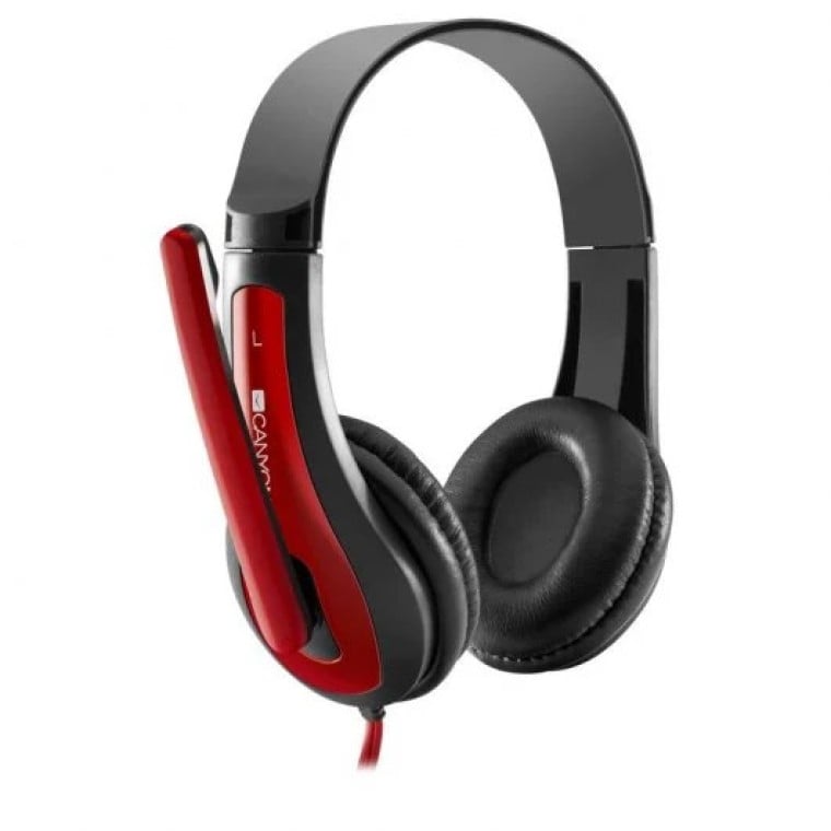 Canyon HSC-1 Auriculares Gaming Negro/Rojo