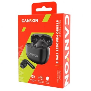 Canyon TWS-5 Auriculares Estéreo Inalámbricos Negros Canyon TWS-5 Auriculares Estéreo Inalámbricos Negros