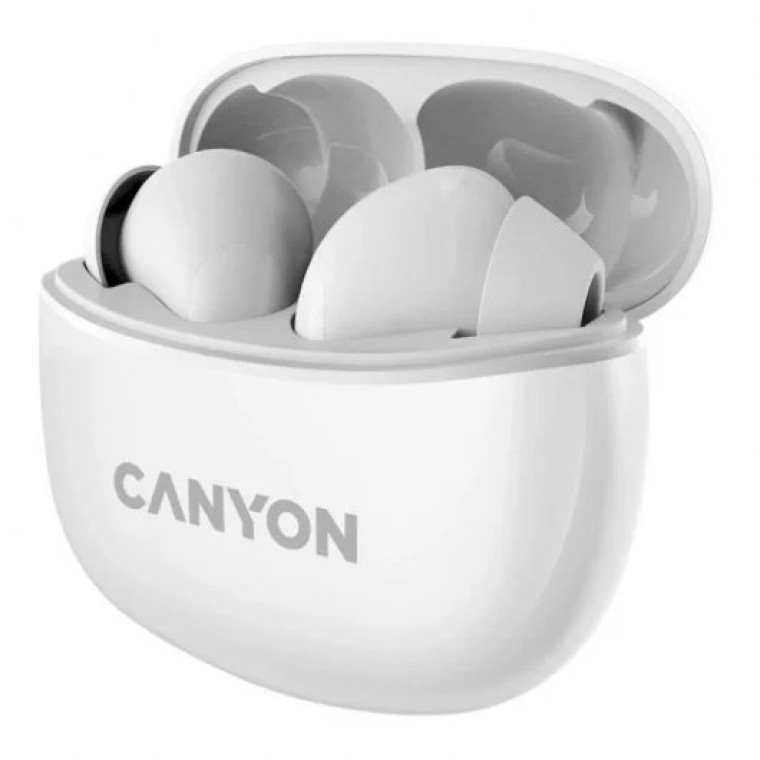 Canyon TWS-5 Auriculares Estéreo Inalámbricos Blancos