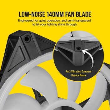 Corsair iCUE QL140 RGB PWM Single Pack Negro 140 mm