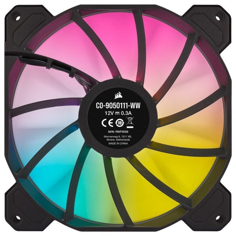 Corsair iCUE SP140 RGB ELITE Performance 140 mm PWM Fan