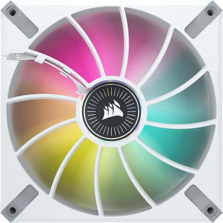 Corsair iCUE ML140 RGB ELITE Premium Pack 2 Ventiladores 140mm Blancos