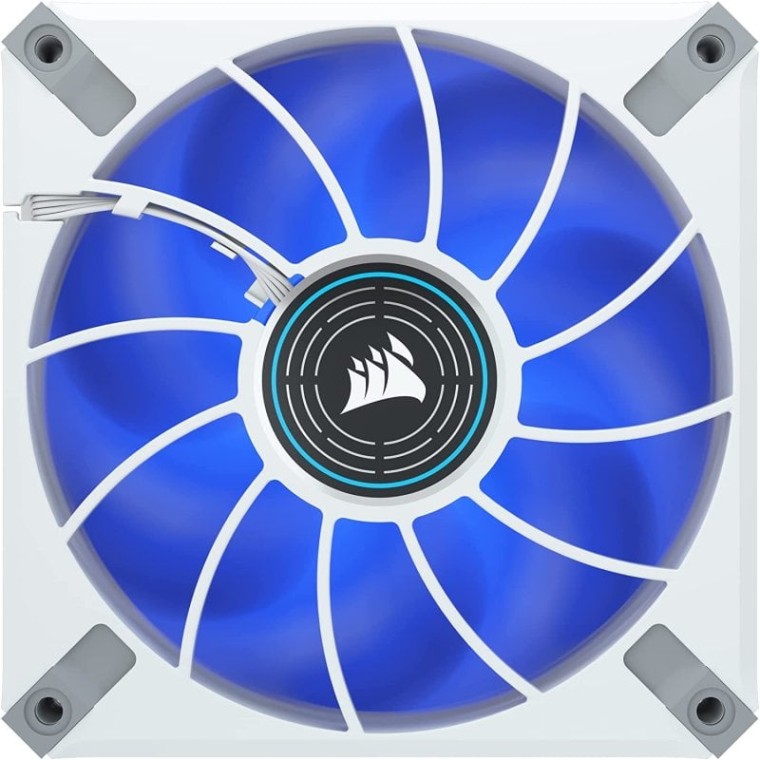 Corsair ML120 LED ELITE Premium 120 mm Ventilador Blanco PWM Levitación Magnética LED Azul