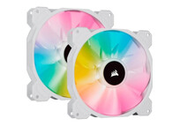 Corsair iCUE SP140 White RGB ELITE RGB LED AirGuide Lighting Node CORE (Dual Pack) 140mm Corsair iCUE SP140 White RGB ELITE RGB LED AirGuide Lighting Node CORE (Dual Pack) 140mm