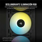 Corsair iCUE AF140 RGB ELITE Ventilador PWM de 140 mm Negro Corsair iCUE AF140 RGB ELITE Ventilador PWM de 140 mm Negro
