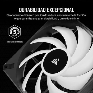 Corsair iCUE AF140 RGB ELITE Ventilador PWM de 140 mm Negro Corsair iCUE AF140 RGB ELITE Ventilador PWM de 140 mm Negro