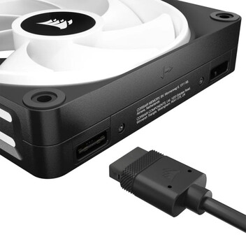 Corsair ICUE Link QX120 RGB Kit de Expansión de Ventilador PWM 120mm Corsair ICUE Link QX120 RGB Kit de Expansión de Ventilador PWM 120mm