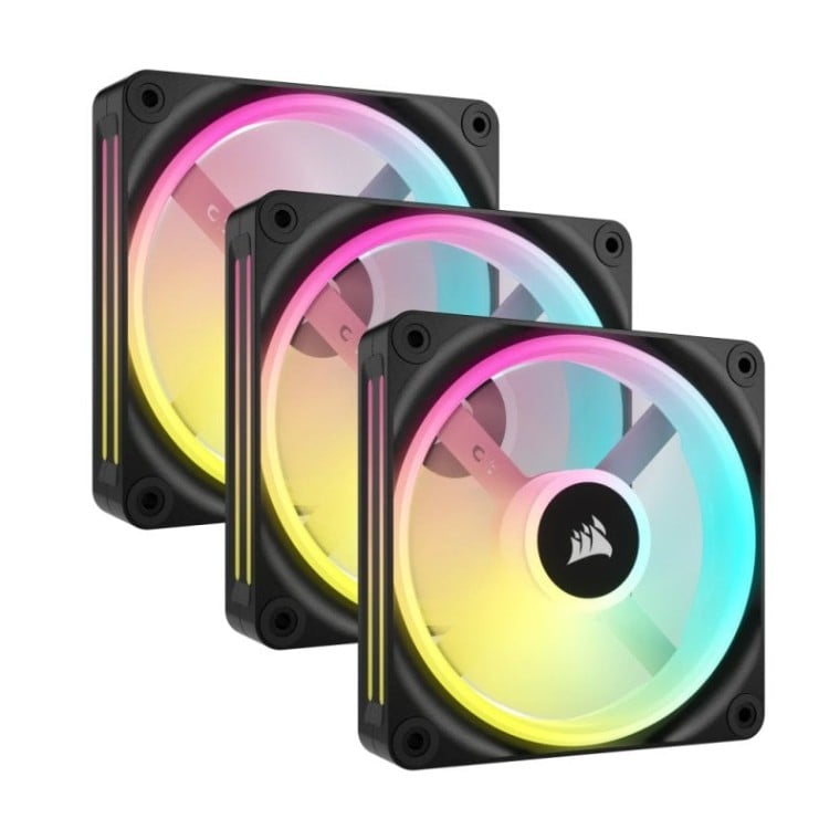 Corsair ICUE Link QX120 RGB 3x Kit de Expansión de Ventilador PWM 120mm