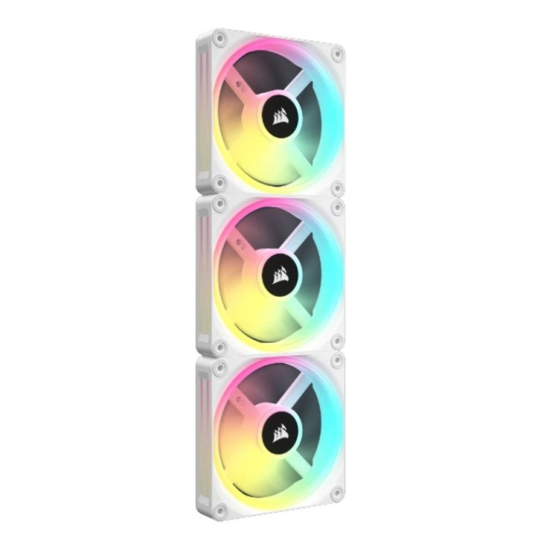 Corsair ICUE Link QX120 RGB 3x Kit de Expansión de Ventilador PWM 120mm Blanco