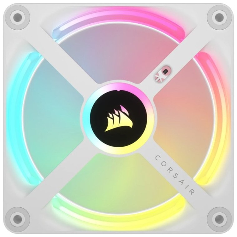 Corsair ICUE Link QX120 RGB 3x Kit de Expansión de Ventilador PWM 120mm Blanco