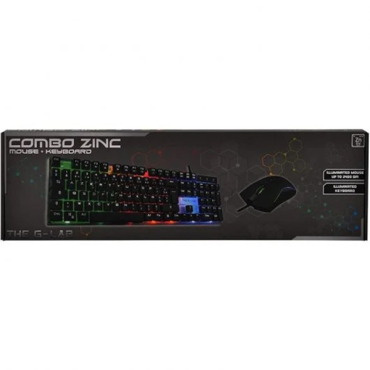 The G-Lab Combo Zinc Pack Gaming Teclado + Ratón