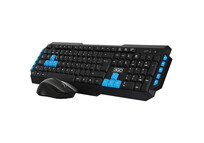 3Go Drile Combo Teclado + Ratón Inalámbricos Negro
