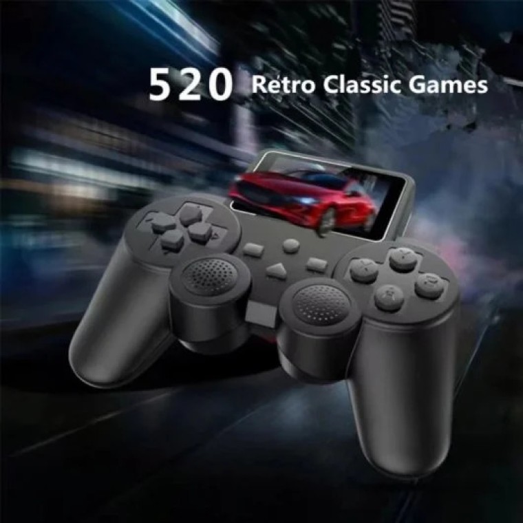 Klack Retrovision S10 Consola Portatil con 520 Juegos Retro con Mando Adicional