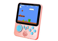 Klack G7 Consola con 666 Juegos Clásicos Retro con Pantalla de 3.5" y Conectividad a Tv Rosa
