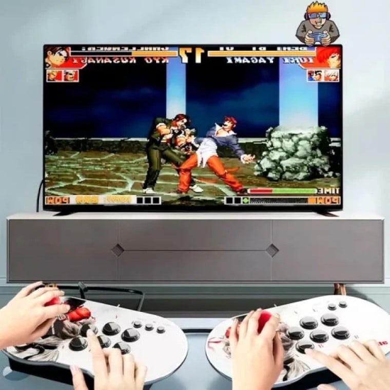 Klack M9 Consola Retro 15000 Juegos con 2 Mandos Arcade Clásicos