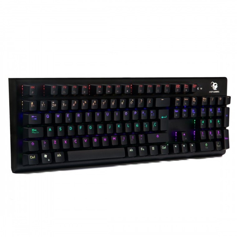 Coolbox DeepSolid Teclado Gaming Mecánico RGB Switch Kaihl Azul