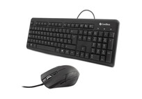 Coolbox Combo Teclado + Ratón USB 1600DPI Negro