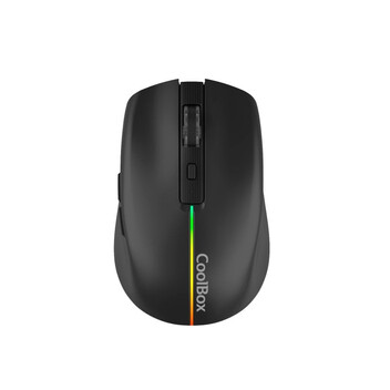 Ratón CoolBox inalámbrico 1600 DPI RGB 6 botones USB-C recargable Ratón CoolBox inalámbrico 1600 DPI RGB 6 botones USB-C recargable