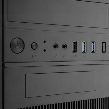 Coolbox M580 Mid Tower Negra + Fuente de Alimentación 500W Coolbox M580 Mid Tower Negra + Fuente de Alimentación 500W