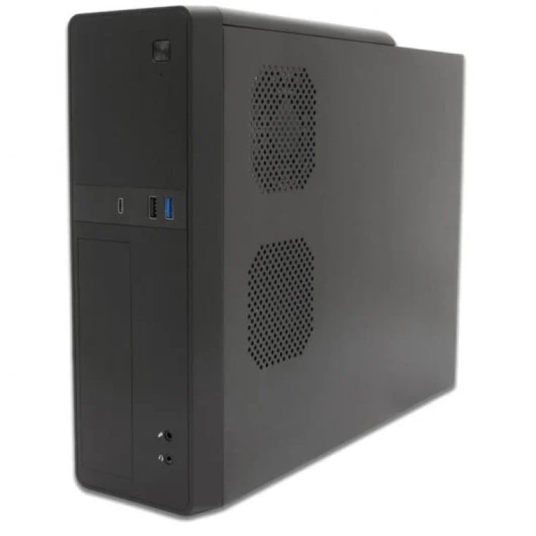 CoolBox T310 Slim MATX USB-C Negra + Fuente de Alimentación 500W