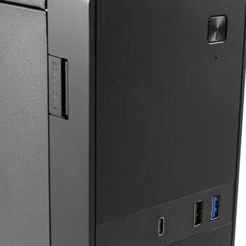 CoolBox T310 Slim MATX USB-C Negra + Fuente de Alimentación 500W