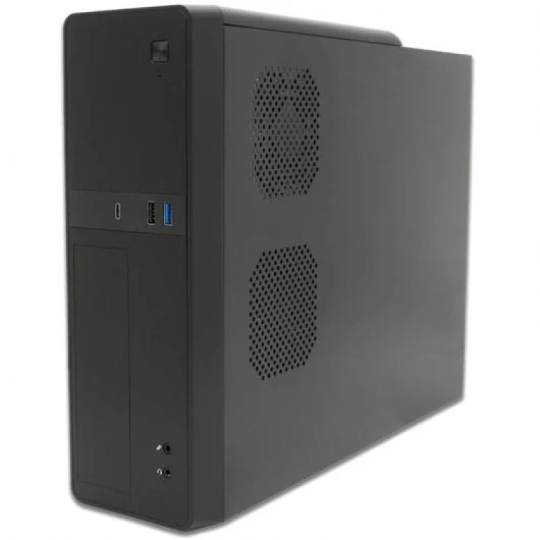 CoolBox T310 Slim Convertible Mini Tower MATX USB-C + Fuente Alimentación 300W 80 Plus Bronce