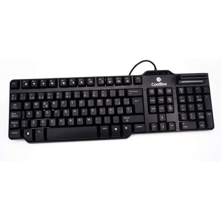 CoolBox COO-TEC02DNI Teclado con Lector de DNIe