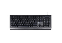 CoolBox COO-TEC04DNI Teclado USB con Lector de Tarjetas Inteligentes Negro