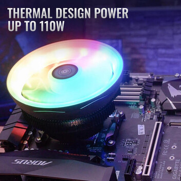 AeroCool Core Plus ARGB CPU Air Cooler Ventilador RGB 120mm AeroCool Core Plus ARGB CPU Air Cooler Ventilador RGB 120mm