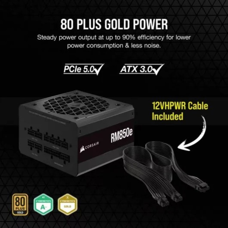 Corsair RMe Series RM850e 850W 80 Plus Gold Modular