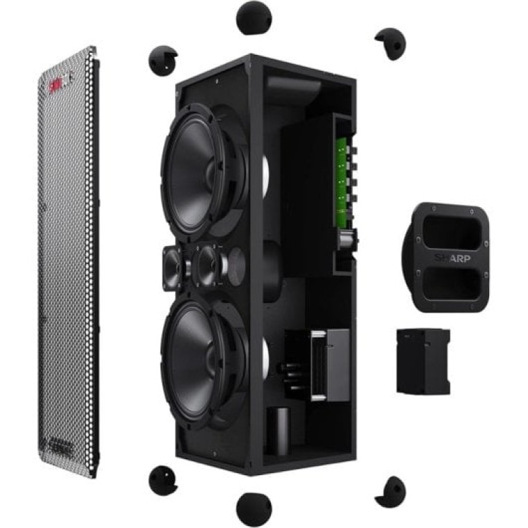 Sharp CP-LS100 SumoBox Altavoz Portátil de Alto Rendimiento 120W