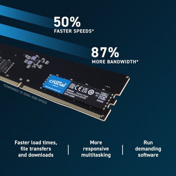 Memoria RAM Crucial CP16G56C46U5 DDR5 5600MHz 16GB CL46