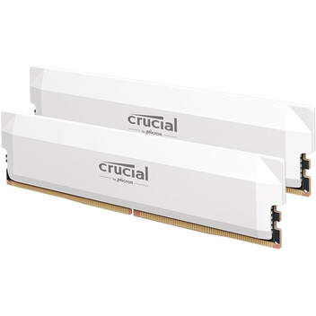Memoria RAM Crucial Pro OC DDR5 6000MHz 32GB 2x16GB CL36 Intel XMP 3.0 y AMD EXPO Blanca