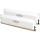 Memoria RAM Crucial Pro OC DDR5 6000MHz 32GB 2x16GB CL36 Intel XMP 3.0 y AMD EXPO Blanca
