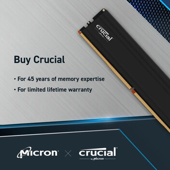 Crucial Pro DDR5 5600MHz 96GB 2x48GB CL46 Crucial Pro DDR5 5600MHz 96GB 2x48GB CL46