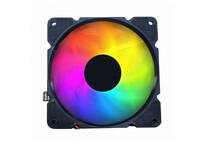 Gembird CPU-HURACAN-ARGB-X140 Ventilador de Refrigeración de CPU 12cm 100W LED RGB 4 Pines